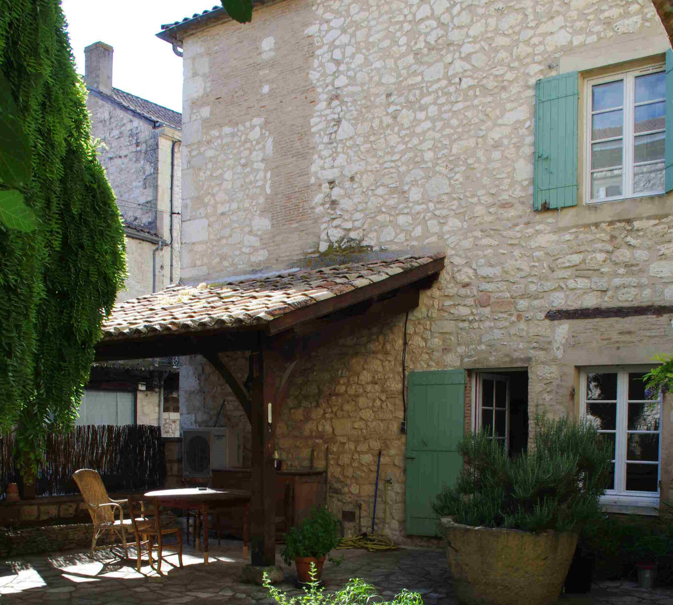 Une des six chambres du gîte de Villeréal